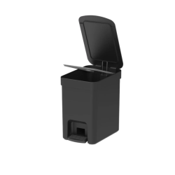 Lixeira com pedal 6L <Ou> Trium Preto