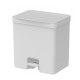 Lixeira com pedal 20L <Ou> Trium Branco
