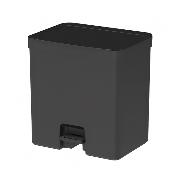 Lixeira com pedal 20L <Ou> Trium Preto