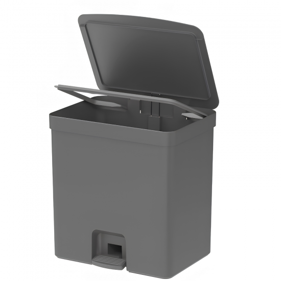 Lixeira com pedal 20L <Ou> Trium Chumbo