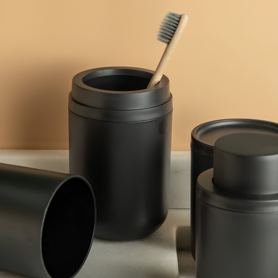 Porta Escova de Dente <Ou> Bold Preto