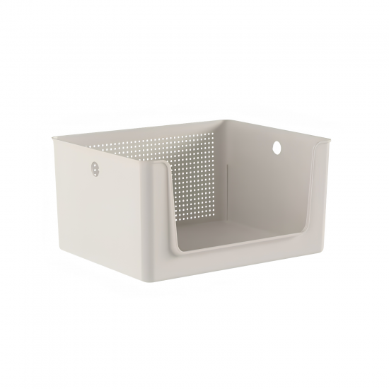 Cesto com Abertura Frontal <Ou> 16L Flow Bege