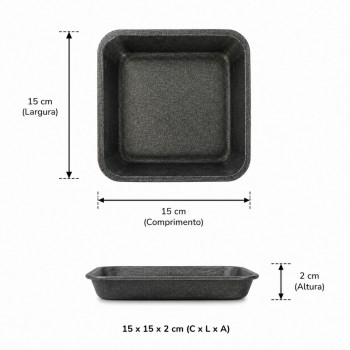 Bandeja de Isopor Rasa B1R com 10 unid. Preta