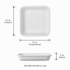 Bandeja de Isopor Rasa B1R/CRL01 com 10 unid. Branca