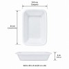 Bandeja de Isopor Funda B2F/CFL002 com 10 unid. Branca