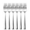 Garfo Mesa Inox com 6 unidades Elegance Le Bianco