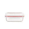 Pote de Vidro Hermético Retangular 1040mL Le Bianco