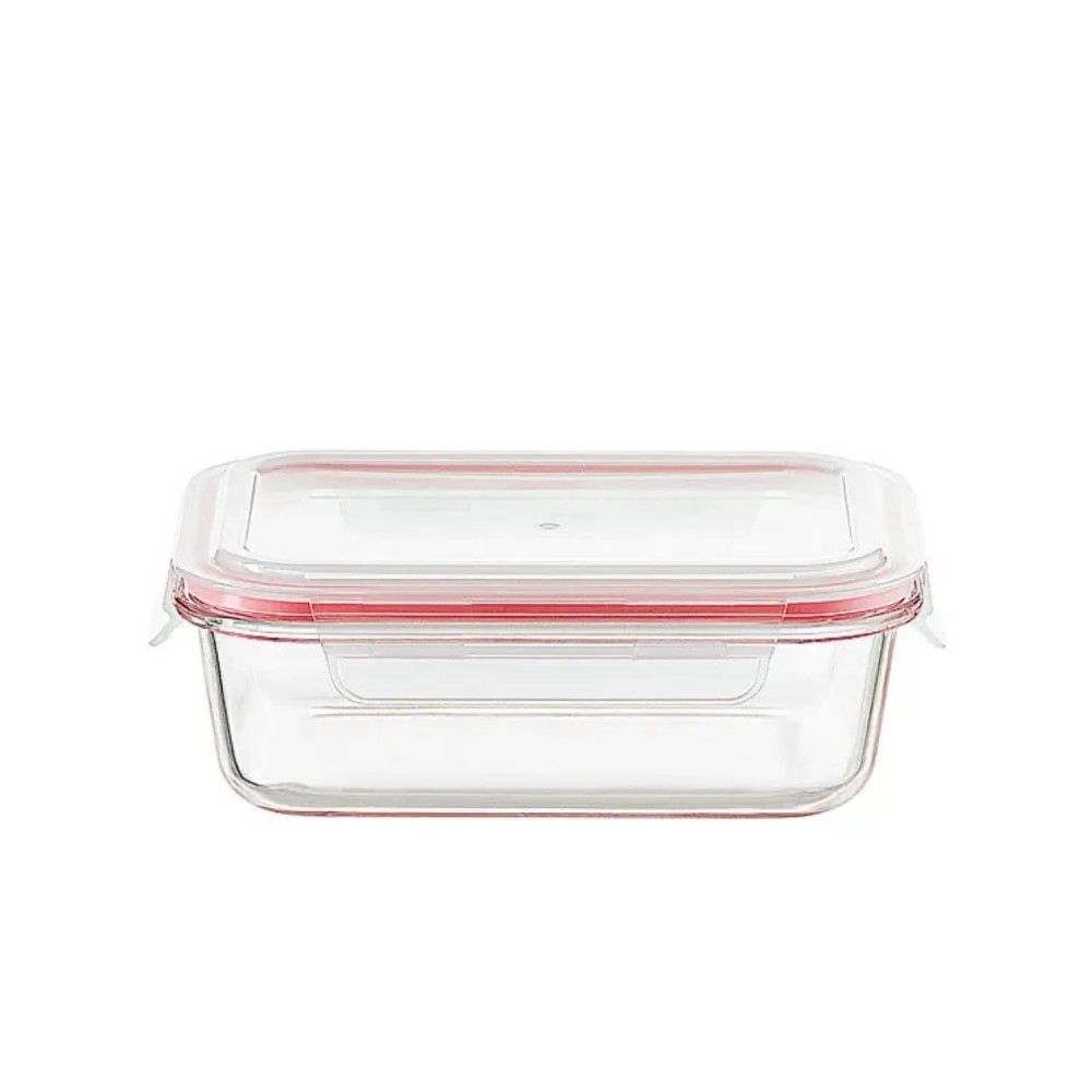 Pote de Vidro Hermético Retangular 1500mL Le Bianco