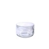 Pote de Vidro Redondo com Tampa Plástica 210mL Magnific Le Bianco