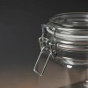 Pote de Vidro com Trava Quadrado 460mL Sofistic Le Bianco