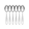 Colher Sobremesa Inox com 6 unidades Gourmet Le Bianco