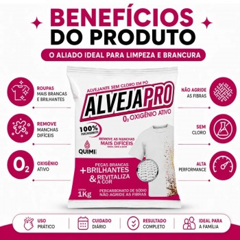 Percarbonato de Sódio 1kg Alveja Pro