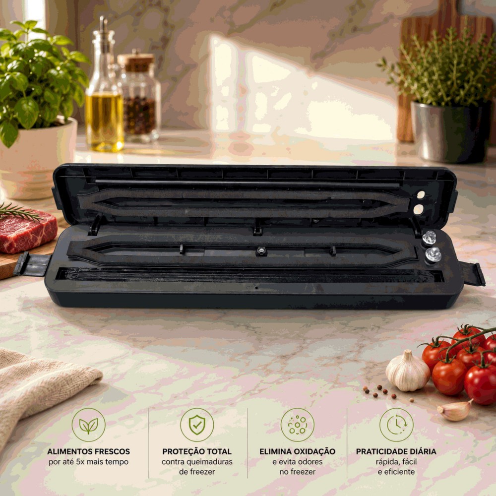 Seladora a Vácuo Elétrica Vacuum Sealer