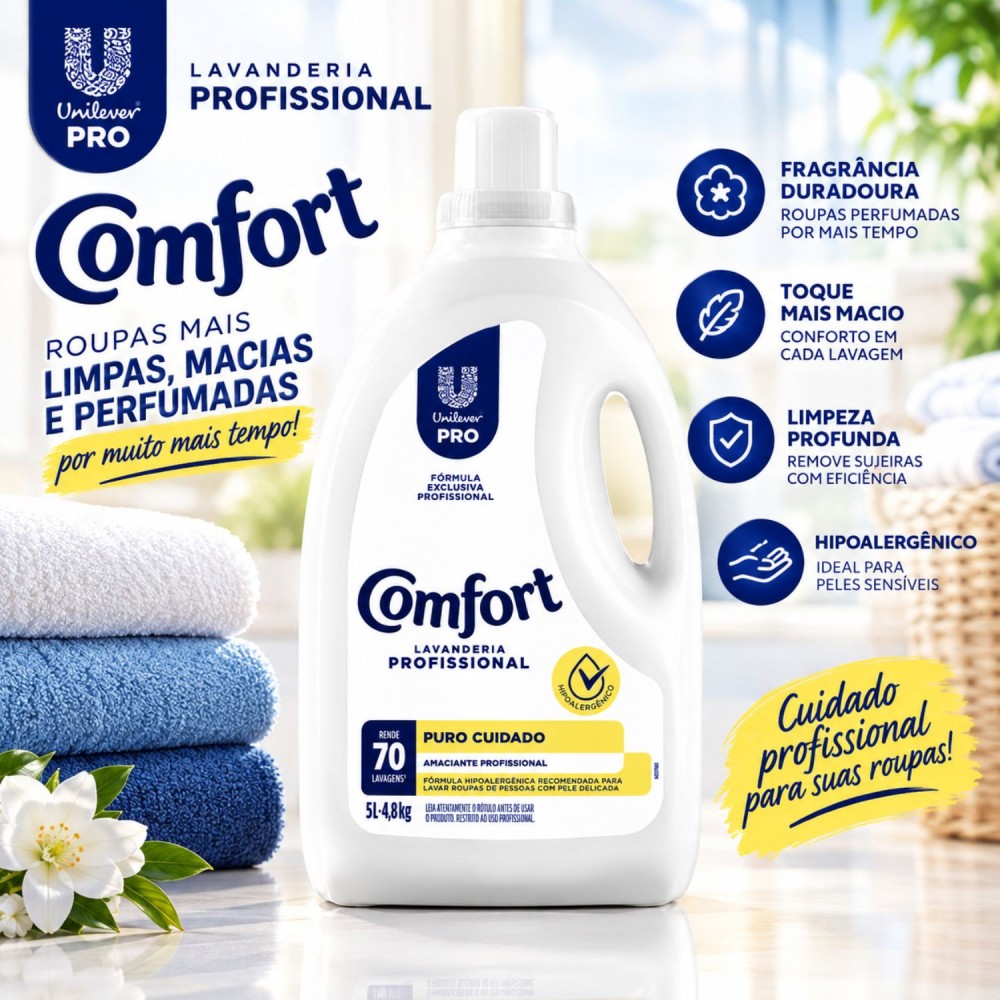 Amaciante Comfort Puro Cuidado 5L