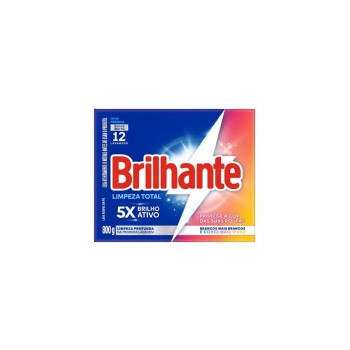 Sabão em Pó Brilhante Limpeza Total 800g