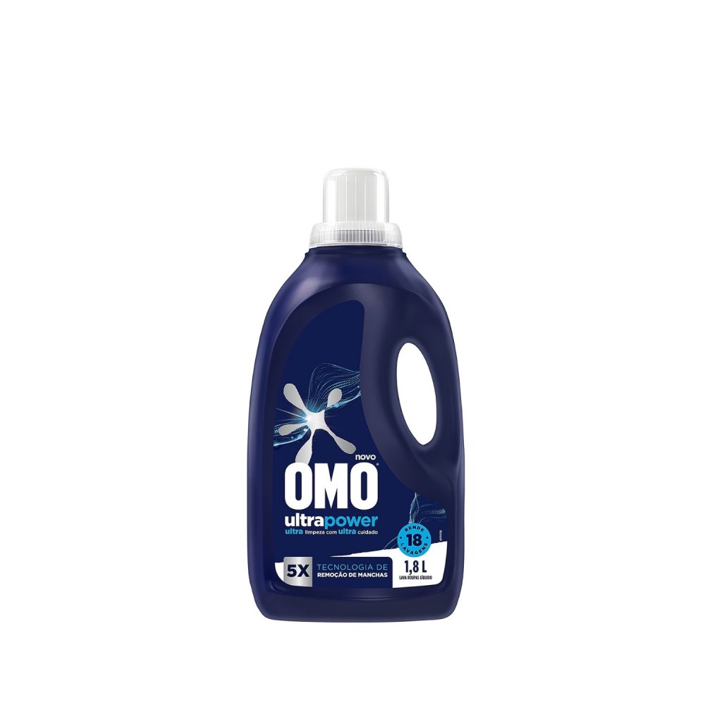 Lava Roupas Líquido Omo Ultra Power 1,8L