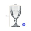 Taça de Vidro Água e Suco 340mL Nadir Bistrol