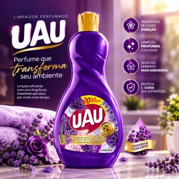Limpador Perfumado UAU Lavanda 1L