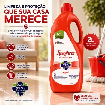 Desinfetante Lysoform Bruto Tradicional 2L