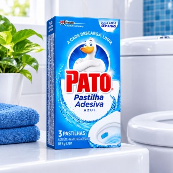 Pastilha Adesiva Sanitária Pato Fresh com 3un. 