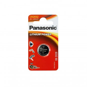 Bateria de Lítio 3V Panasonic CR2032 com 1 unid.