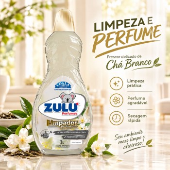 Limpador Perfumado Zulu Chá Branco 1L