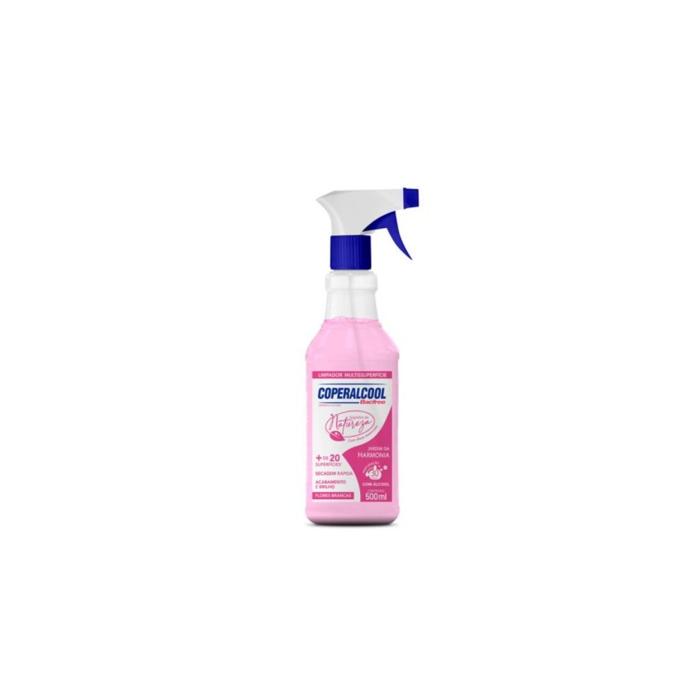Limpador Multiuso com Álcool Coperalcool 500mL Flores Brancas