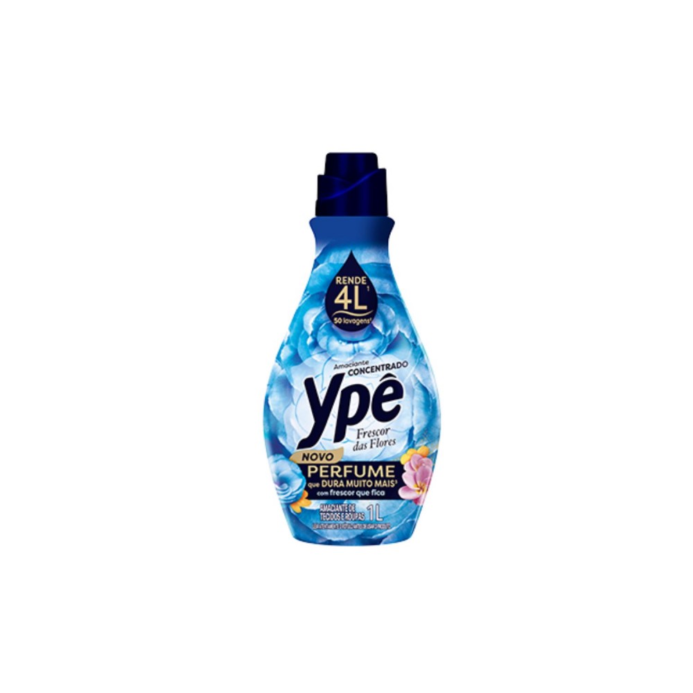 Amaciante Concentrado Ypê 1L Blue Frescor de Flores