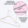 Cabide para Roupas Santana com 3 unid. Branco 