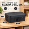 Caixa Organizadora Rainha 11L Preta
