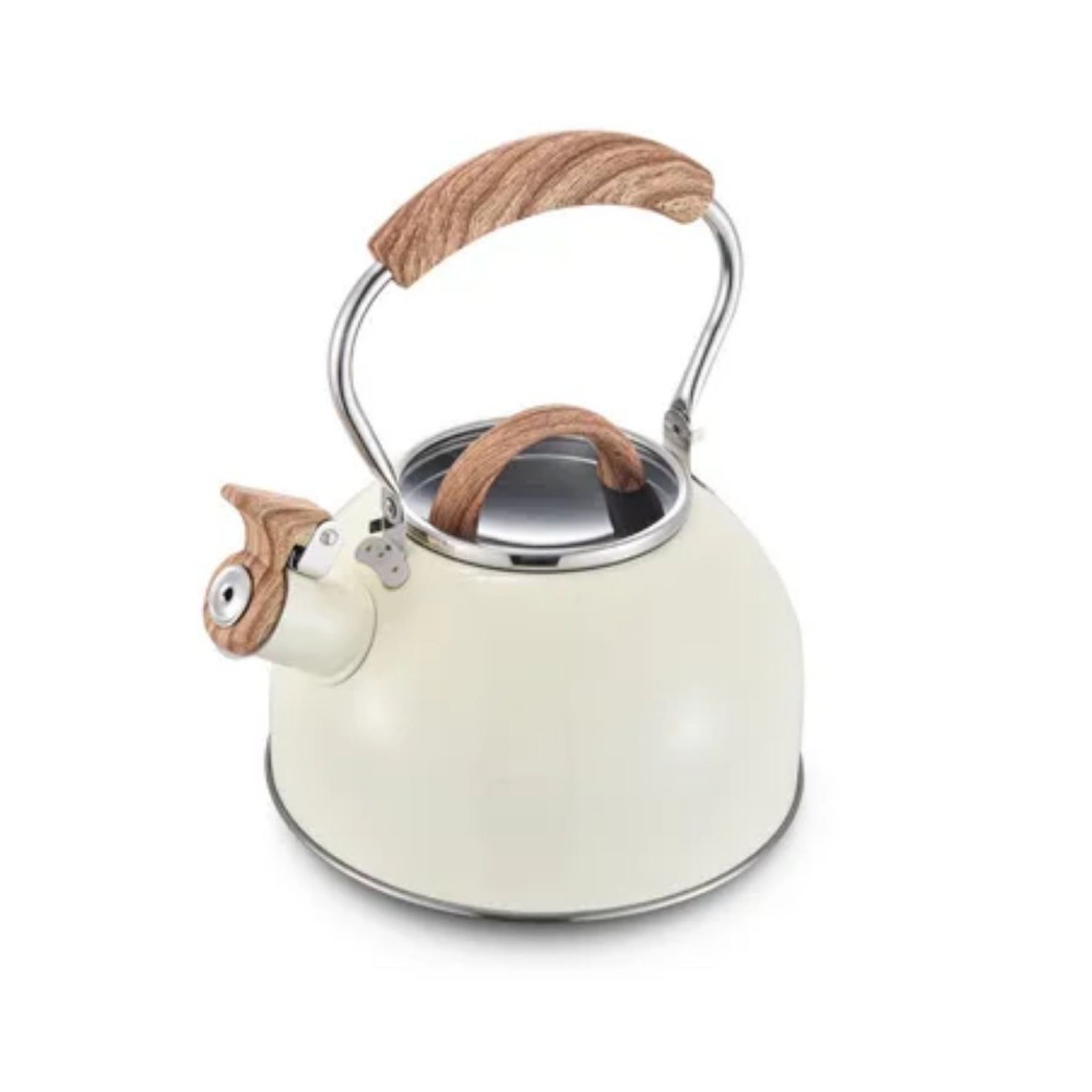 Chaleira de Inox 2L MTA Vanilla com Cabo Amadeirado