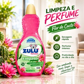 Limpador Perfumado Zulu Flor de Cacto 1L