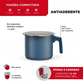 Canecão de Alumínio nº14 Intense Azul Colorstone