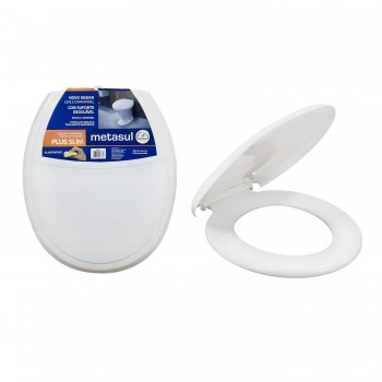 Assento Sanitário Metasul Almofadado Branco
