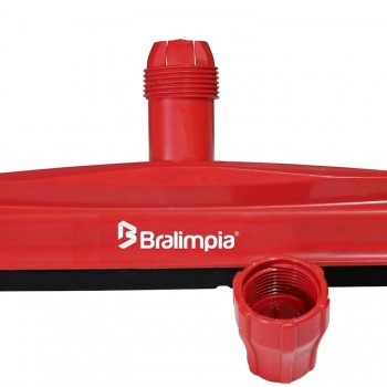Rodo Plástico 45 cm Bralimpia Dry Vermelho sem Cabo