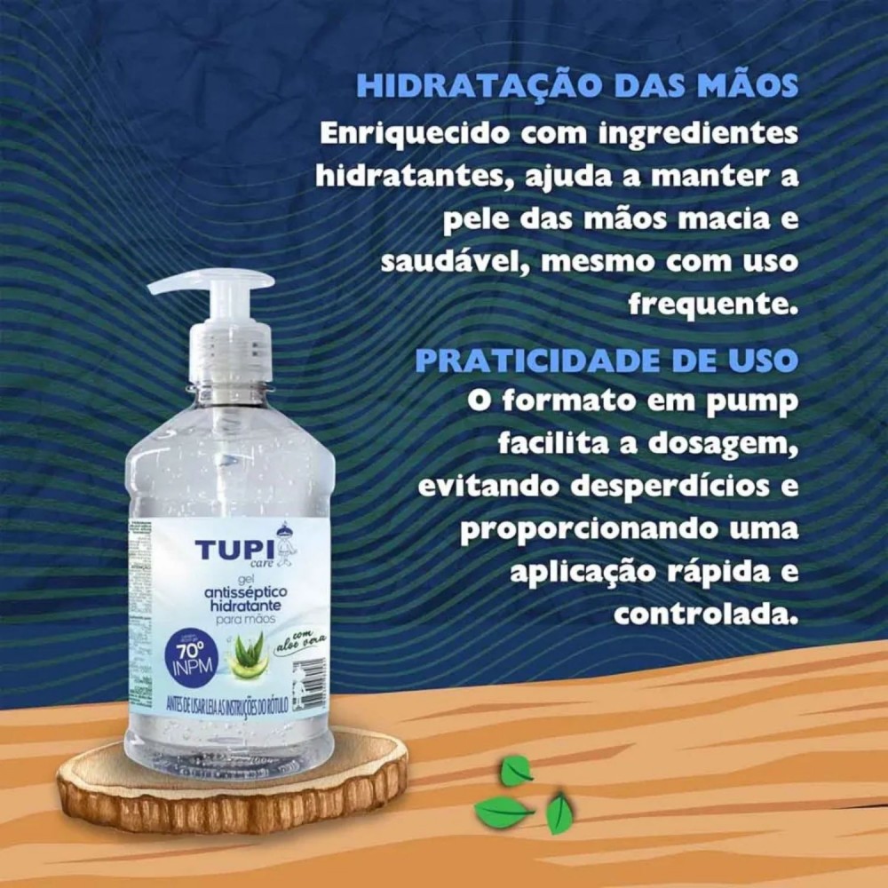 Álcool em Gel 70%  440g Tupi