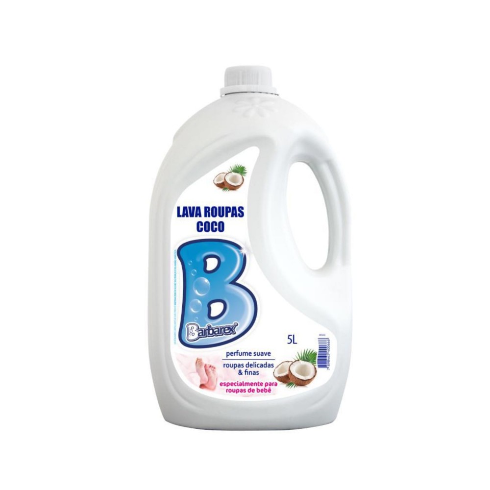 Lava Roupas Líquido Coco Barbarex 5L