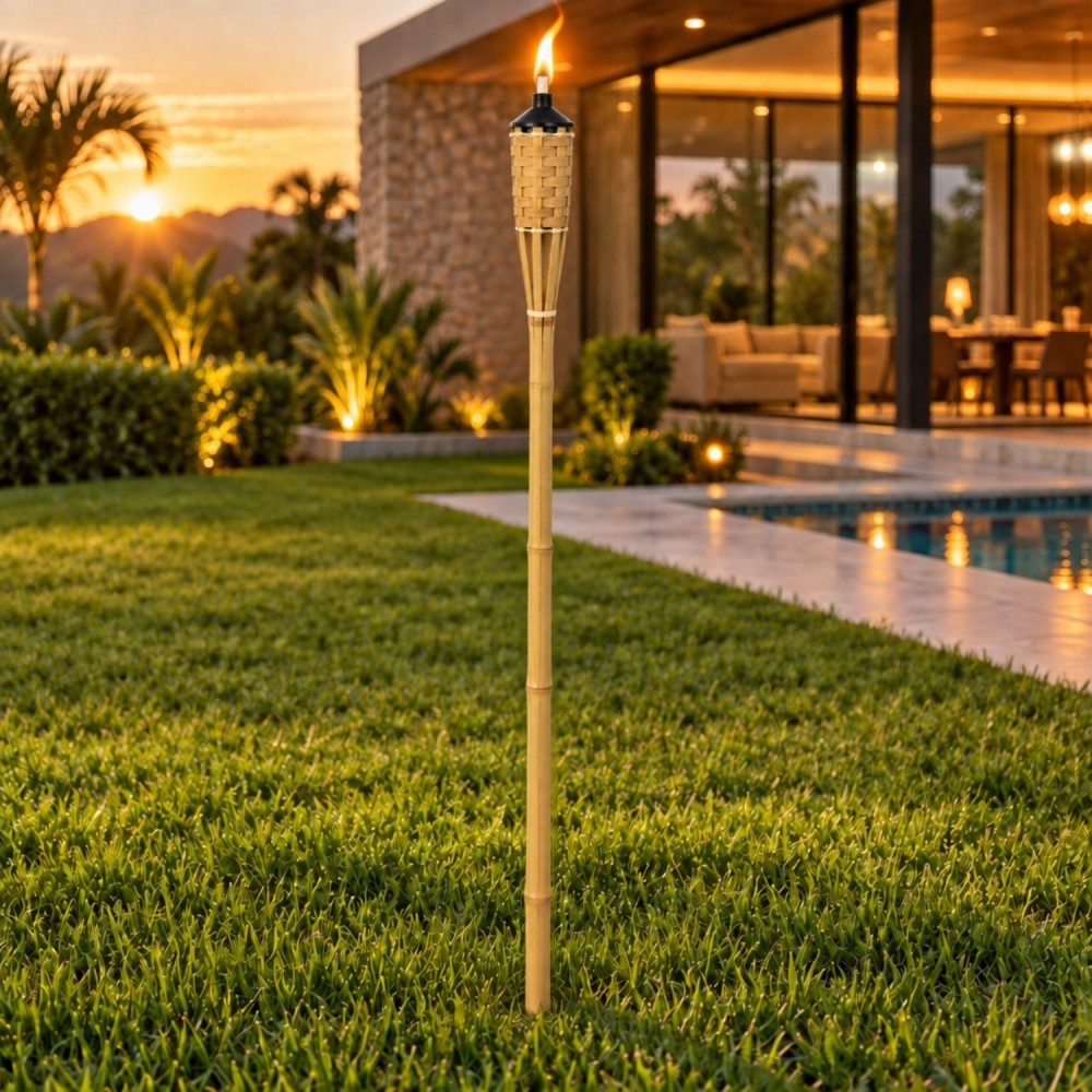 Tocheiro de Bambu com Chapéu 150cm Top Garden 