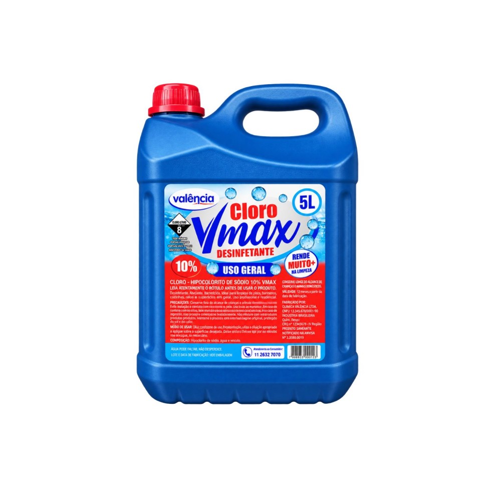 Cloro Líquido 10% V-Max