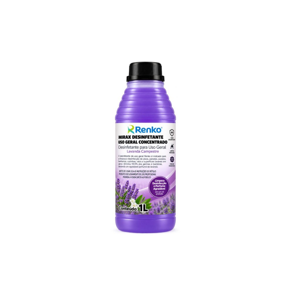 Desinfetante Concentrado Mirax Renko Lavanda 1L