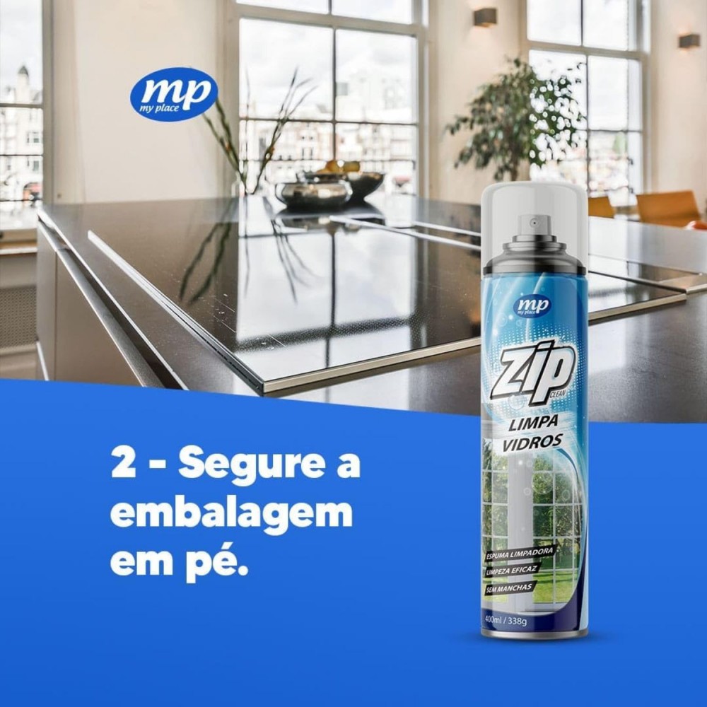 Limpa Vidros Aerossol Zip 400mL