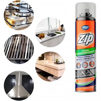 Limpador Espuma Desengordurante 300mL Zip