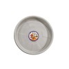 Prato Redondo para Vaso com Rodas 35cm Okla Cinza até 100kg