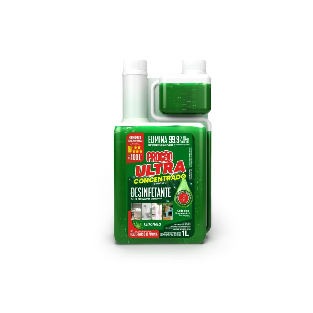 Desinfetante Concentrado Procão Citronela 1L 