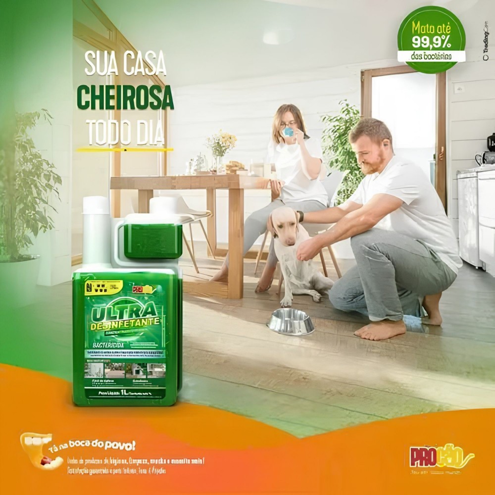Desinfetante Concentrado Procão Citronela 1L 