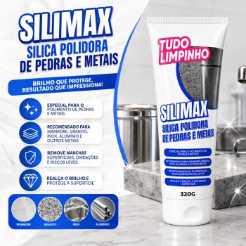 Polidor de Pedras e Metais 320g Silimax Tudo Limpinho