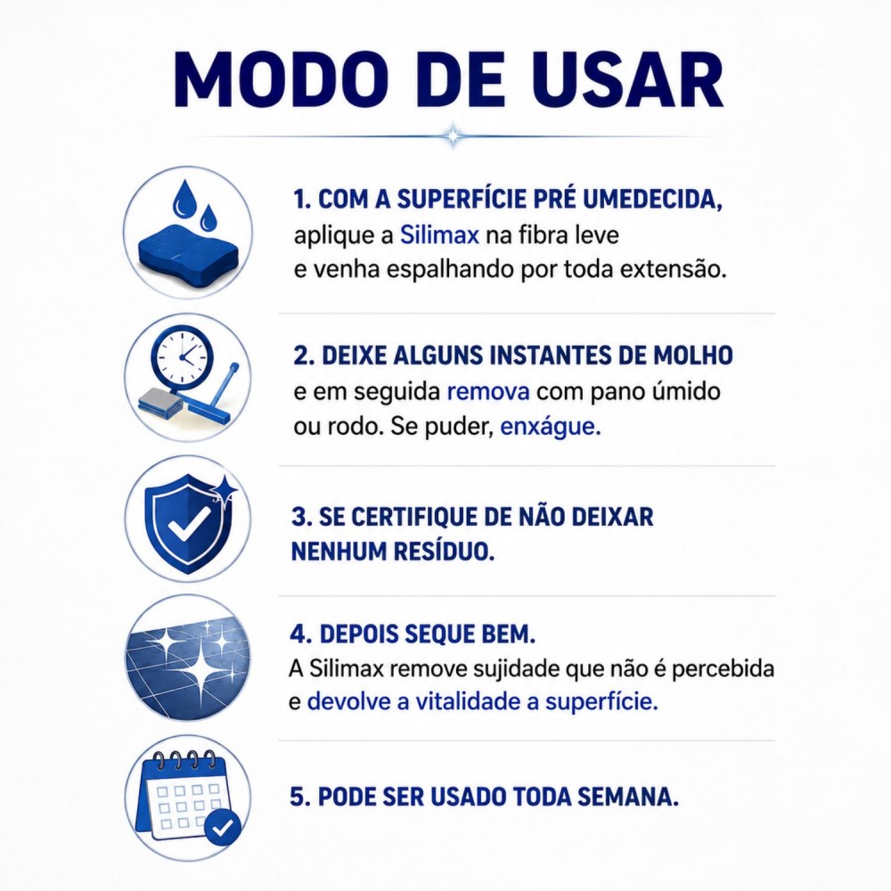Polidor de Pedras e Metais 320g Silimax Tudo Limpinho