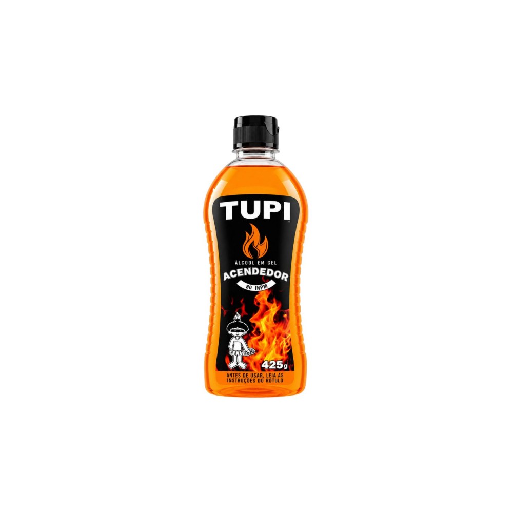 Álcool em Gel 80% Acendedor 425g Tupi