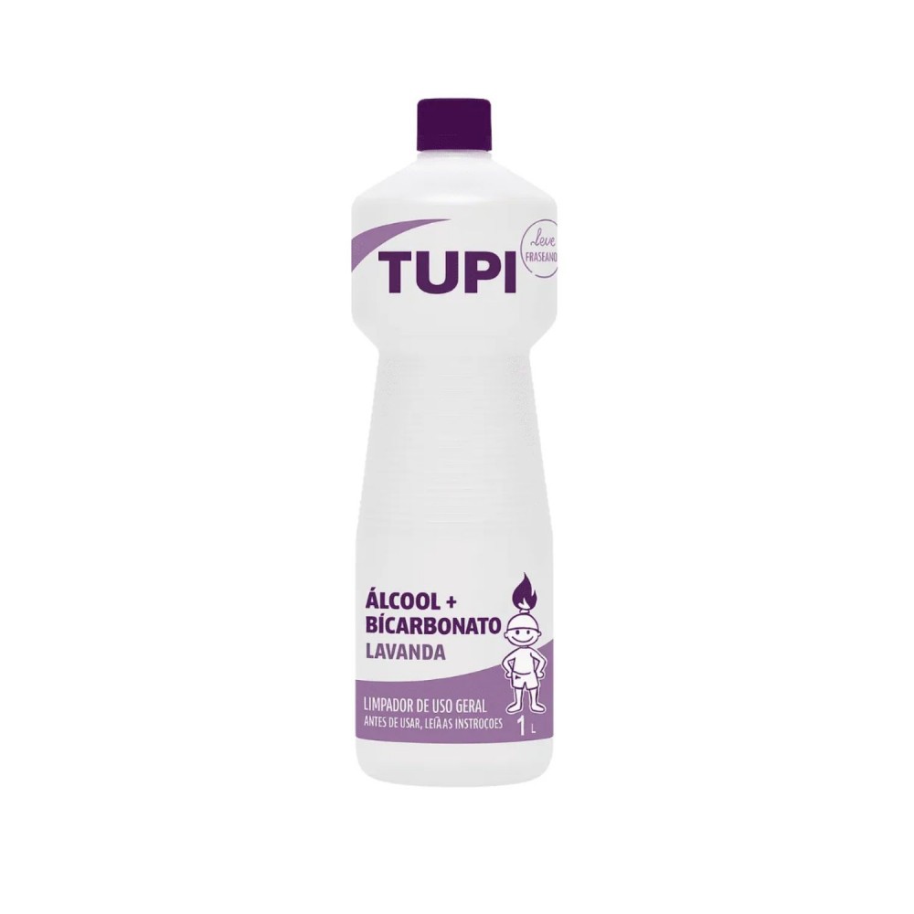 Álcool Líquido Multiuso com Bicarbonato Lavanda Tupi 1L