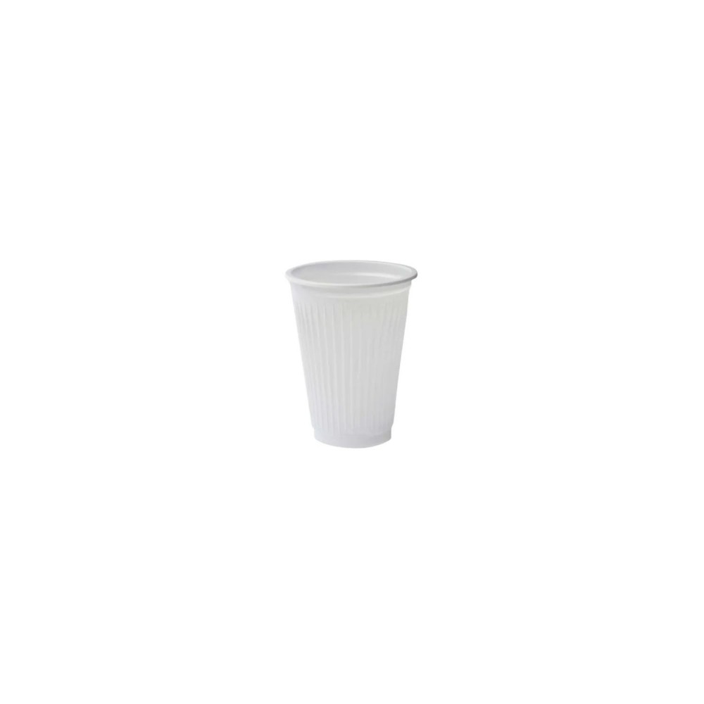 Copo Plástico Descartável 80mL Altacoppo Branco com 100 unid.